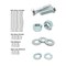 Boltsandnuts.Com Metric Class 10.9 Hex Cap Screws, Hex Nuts, Flat & Lock Washers - 341 PCS Assortment Kit #351 - alternate 3